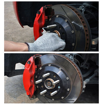 Adaptador de tornillo para ruedas extendidas de 5,8 cm, LN032, LN033 y LN044, para modificación de coche, universal, conversión de pernos de M14 x 1,25 a M12 x 1,5 (5,8 cm, M14 x 1,25 a M12 x 1,5)