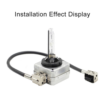 2 PCS Universal D3 HID Xenon Bulb Converter Cable Adapter D3 Adapter HID Socket Plug Adapter Bulb Wire Connector Wire for Ballast Hid, D3