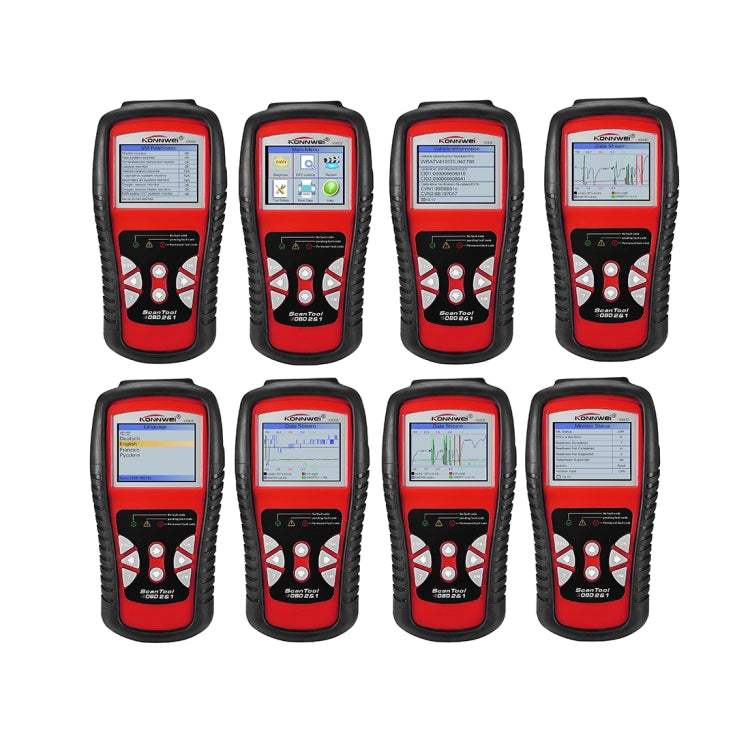 KONNWEI KW830 OBDII / CAN Car Auto Diagnostic Scan Tools  Auto Scan Adapter Scan Tool  Supports 8 Languages and 6 Protocols (Can Also Detect Battery and Voltage, Only Detect 12V Gasoline Car), KW830