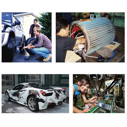 Espejo telescópico retráctil para inspección de chasis de vehículo con luz LED de 3 mm. Diámetro del espejo: 32 mm. Longitud máxima de expansión: 905 mm.