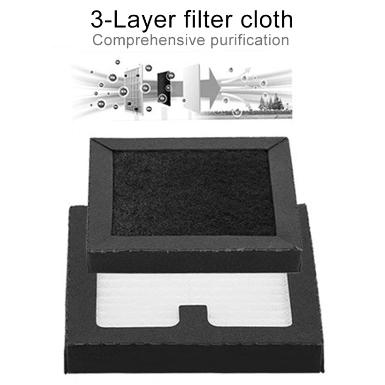 Purificador de aire para coche CARZOR Z1 2W USB con iones negativos (negro y blanco)