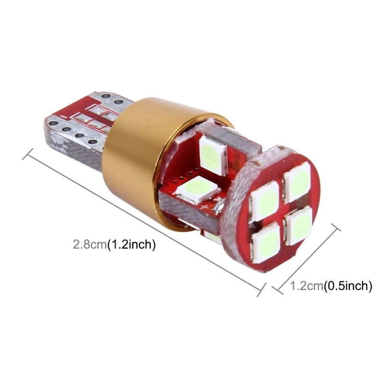 2 PCS T10 3W Constant Current Car Clearance Light with 12 SMD-3030 Lamps, DC 9-18V, 12 SMD-3030 Lamps