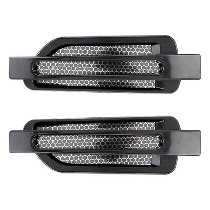 2 pegatinas decorativas aleatorias para coche, color negro.