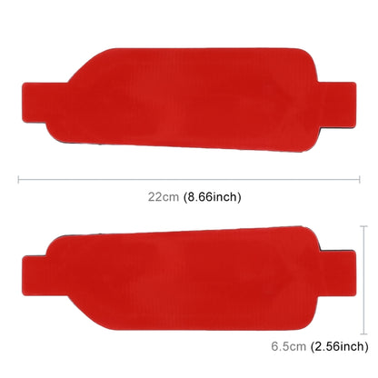 2 pegatinas decorativas aleatorias para coche, color negro.