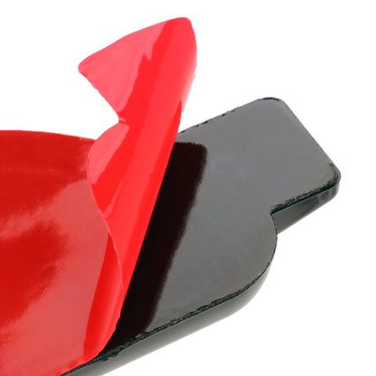 2 pegatinas decorativas aleatorias para coche, color negro.