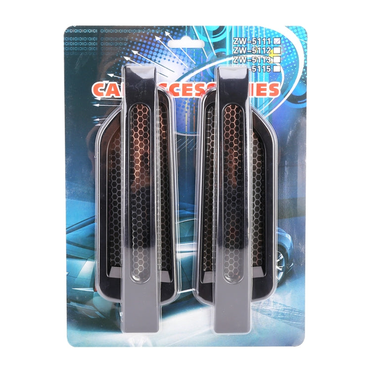 2 pegatinas decorativas aleatorias para coche, color negro.