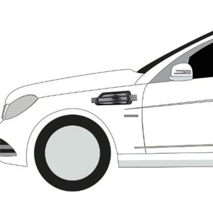 2 pegatinas decorativas aleatorias para coche, color negro.