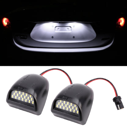 2 bombillas LED para matrícula de 12 V CC, 3 W, 150 lm, 6000 K, 18 LED SMD-4014, para Chevrolet.