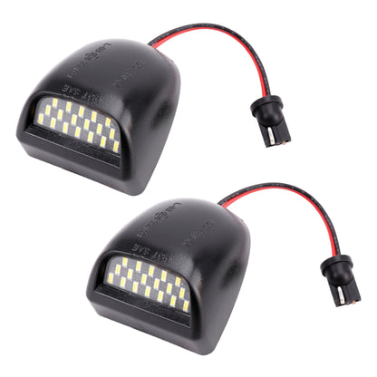 2 bombillas LED para matrícula de 12 V CC, 3 W, 150 lm, 6000 K, 18 LED SMD-4014, para Chevrolet.
