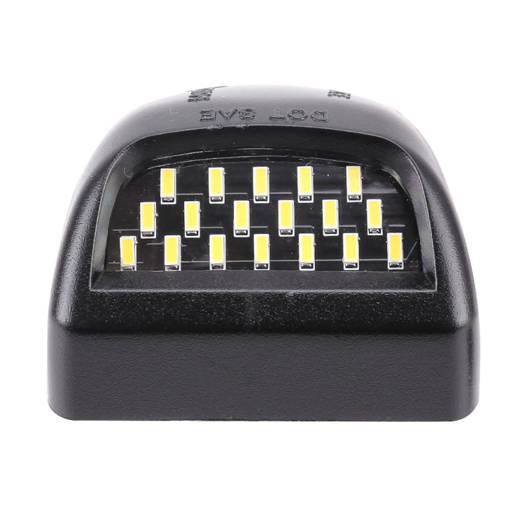2 bombillas LED para matrícula de 12 V CC, 3 W, 150 lm, 6000 K, 18 LED SMD-4014, para Chevrolet.