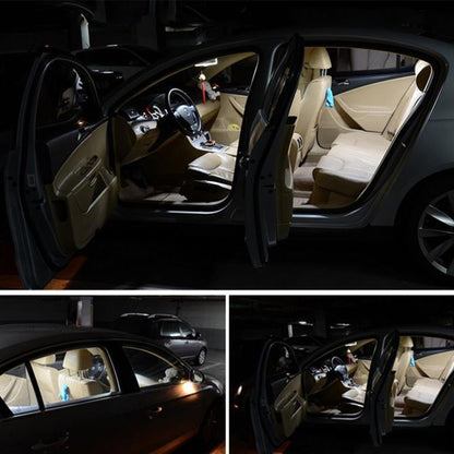 2 PCS 31mm DC12V / 1W / 6000K / 65LM 21LEDs SMD-3014 Car License Plate Light / Dome Light, with Decoder, 1W  31mm