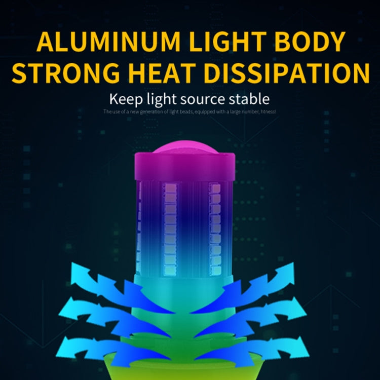 2 PCS 1156 / BA15S DC9-16V / 8.2W / 6000K / 655LM Car Auto Reversing Lights / Turn Light 66LEDs SMD-2016 Lamps, 1156