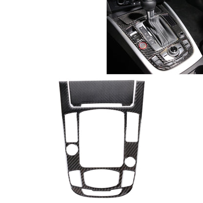 2 pegatinas decorativas de fibra de carbono para el panel de cambios de Audi A4L/A5/Q5 (2009-2016), panel de cambios (E)