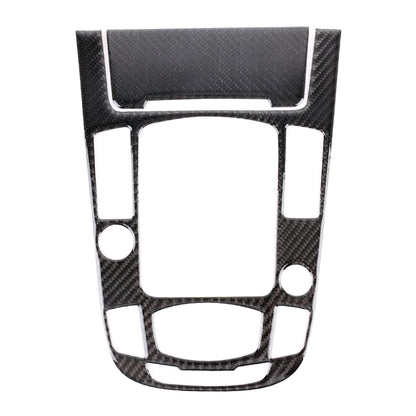 2 pegatinas decorativas de fibra de carbono para el panel de cambios de Audi A4L/A5/Q5 (2009-2016), panel de cambios (E)