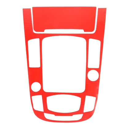 2 pegatinas decorativas de fibra de carbono para el panel de cambios de Audi A4L/A5/Q5 (2009-2016), panel de cambios (E)