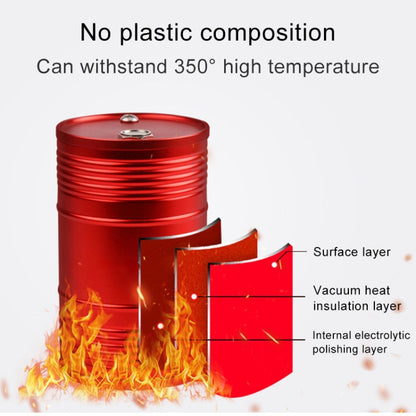 Universal Portable Car Metal Trash Rubbish Bin Ashtray, Universal Black, Universal Red