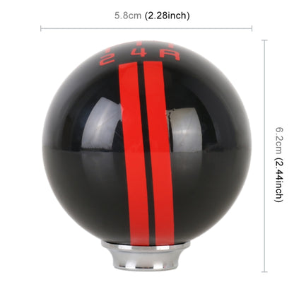 Universal Vehicle Ball Shape Modified Resin Shifter Manual 5-Speed Gear Shift Knob