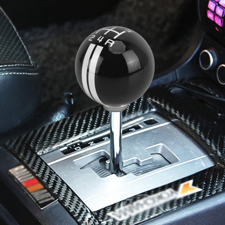 Universal Vehicle Ball Shape Modified Resin Shifter Manual 5-Speed Gear Shift Knob