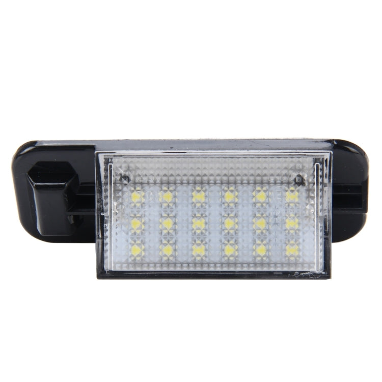 2 PCS License Plate Light with 18  SMD-3528 Lamps for BMW E36(1992-1998)，2W 120LM,6000K, DC12V (White Light), For BMW E36