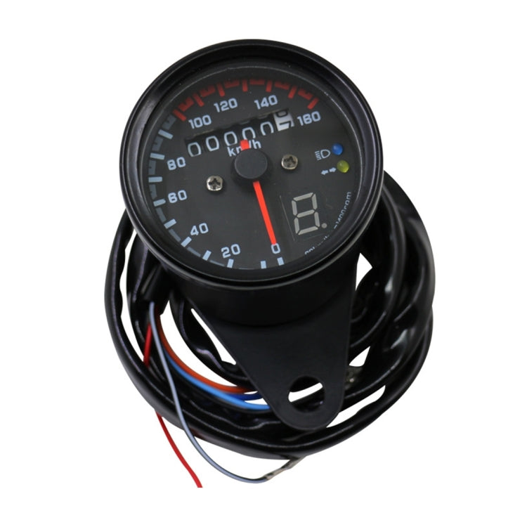 3 in 1 Universal Waterproof Motorcycle LED Backlight Odometer Speedometer Gearmeter, DC 12V, 3 in 1