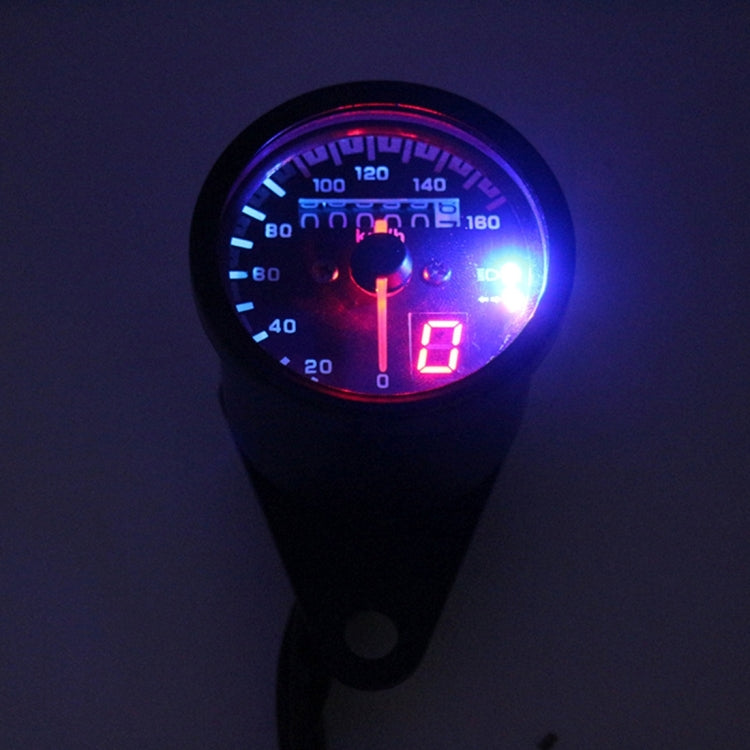 3 in 1 Universal Waterproof Motorcycle LED Backlight Odometer Speedometer Gearmeter, DC 12V, 3 in 1