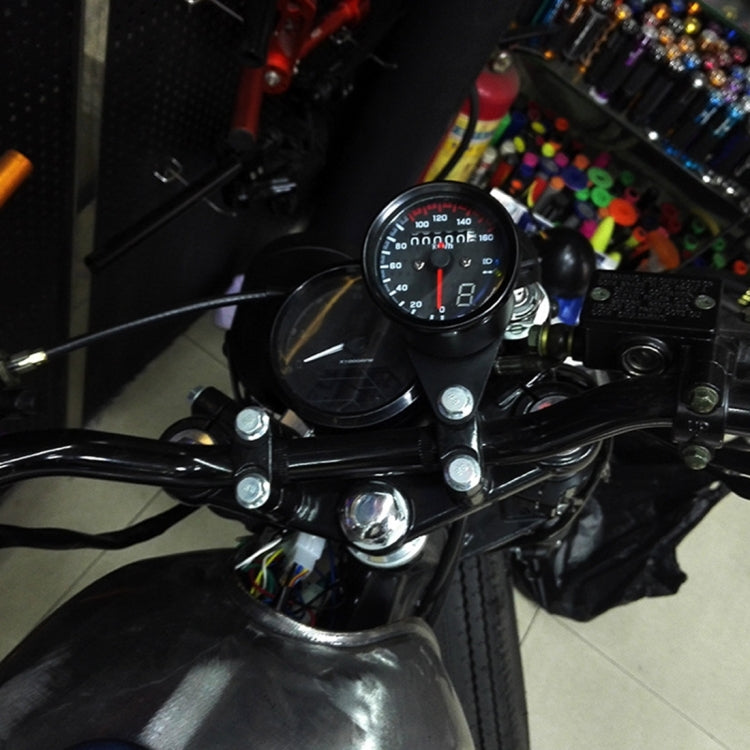 3 in 1 Universal Waterproof Motorcycle LED Backlight Odometer Speedometer Gearmeter, DC 12V, 3 in 1