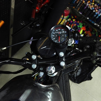 3 in 1 Universal Waterproof Motorcycle LED Backlight Odometer Speedometer Gearmeter, DC 12V, 3 in 1