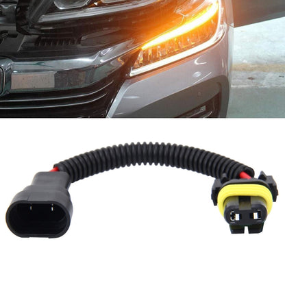 2 PCS 9005/9006 Car HID Xenon Headlight Male to Female Conversion Cable, 9005/9006