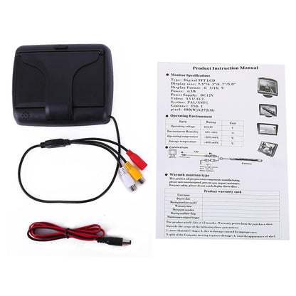 Foldable 4.3 inch Digital TFT LCD Car High Definition Monitor, Support Reverse Automatic Screen Function, Foldable 4.3 inch