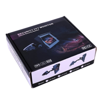 Foldable 4.3 inch Digital TFT LCD Car High Definition Monitor, Support Reverse Automatic Screen Function, Foldable 4.3 inch