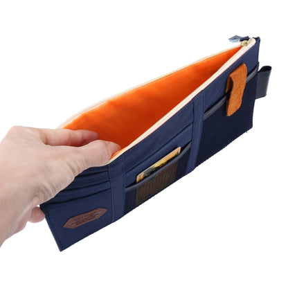 Multi-functional Auto Car Sun Visor Sunglass Holder Card Storage Holder Inner Pouch Bag