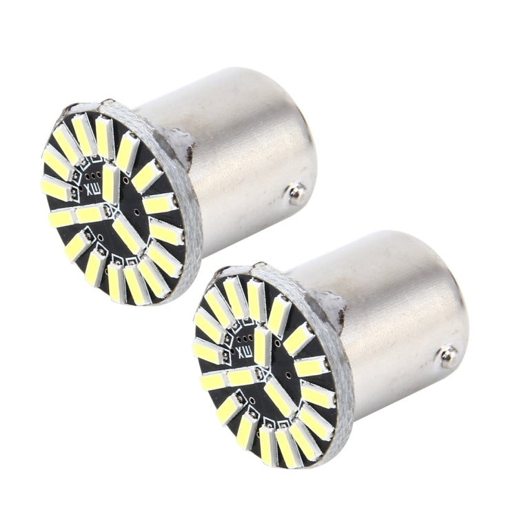 2 PCS 1156/BA15S 1W 50 LM 6000K Car AutoTurn Light with 19 SMD-4014 LED Lamps, DC 12V, 1156/BA15S 1W