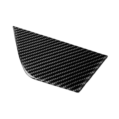 2 pegatinas decorativas de fibra de carbono para el panel de ajuste del asiento del conductor izquierdo de Mercedes-Benz W204 (2007-2013) (A)