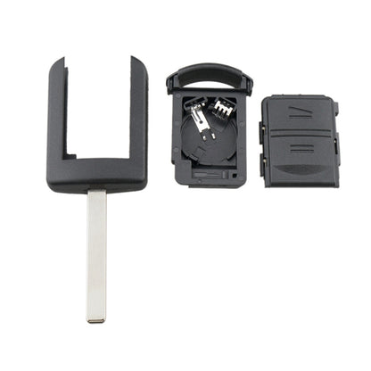 Para llaves de coche Opel de repuesto de 2 botones, funda para llave de coche con hoja, con hoja