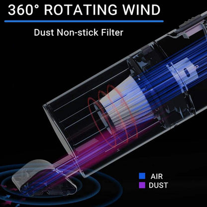 Car Portable Wireless 120W Handheld Powerful Vacuum Cleaner, Wireless (Black), Wireless (White)