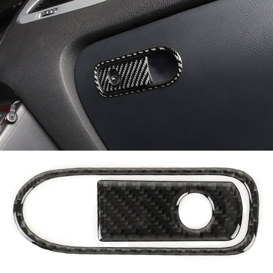Car Carbon Fiber Front Passenger Seat Armrest Box Switch Decorative Sticker for Volkswagen Touareg, Front Passenger Seat Armrest Box Switch
