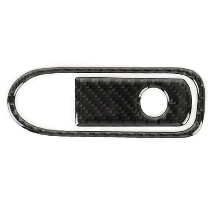 Car Carbon Fiber Front Passenger Seat Armrest Box Switch Decorative Sticker for Volkswagen Touareg, Front Passenger Seat Armrest Box Switch