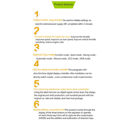 TROS KS-5Drive Potent Booster for Hyundai Santa FE 2010-2012 Electronic Throttle Controller, For Hyundai Santa FE 2010-2012