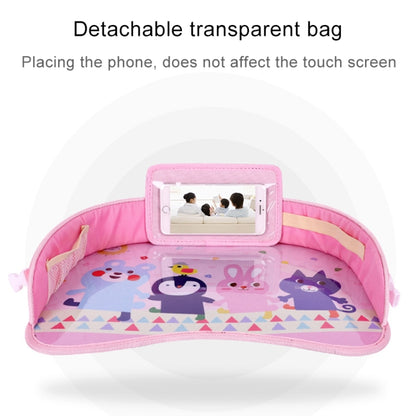 Children Waterproof Dining Table Toy Organizer Baby Safety Tray Tourist Painting Holder with Touch Screen Transparent Bag (Not Allowed to Peek), CRP0966A, CRP0966B, CRP0966C, CRP0966D, CRP0966E, CRP0966F, CRP0966G, CRP0966H, CRP0966J, CRP0966K