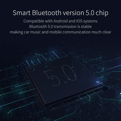 Reproductor MP3 multifunción BC42 con Bluetooth 5.0 para coche, con luz ambiental colorida, compatible con tarjeta TF, disco U y FM.