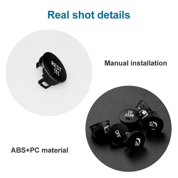 Car Air Conditioner Panel Switch Button AUTO Key 6131 9250 196-1 for BMW E60 2003-2010, Left Driving, AUTO