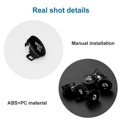 Car Air Conditioner Panel Switch Button AUTO Key 6131 9250 196-1 for BMW E60 2003-2010, Left Driving, AUTO