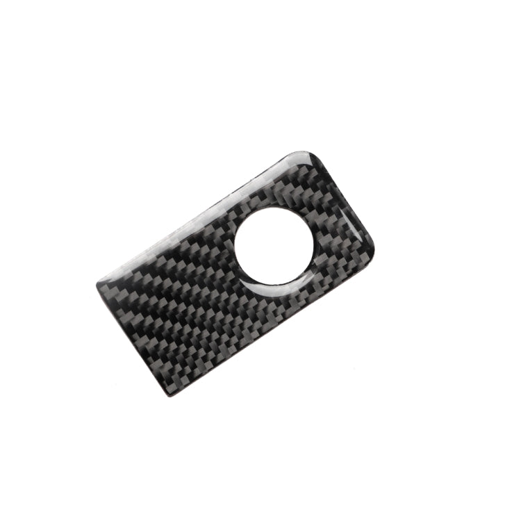 Adhesivo decorativo de fibra de carbono para la caja de almacenamiento del asiento del pasajero delantero de Infiniti Q50/Q60 (2014-2020), volante a la izquierda.