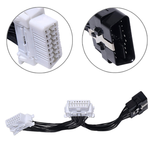 2 in 1 16PIN Car OBD Diagnostic Extended Cable OBD2 Cable, OBD2 Cable