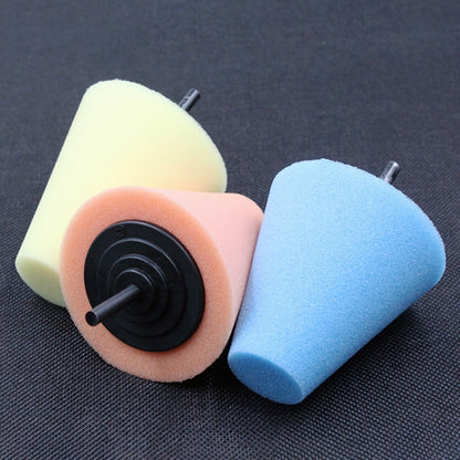 5 in 1 3 inch Car Polishing Disc Set Wheel Rim Polishing Waxing Sponge, 5 in 1