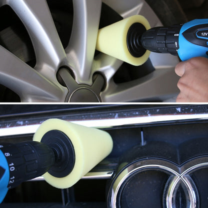 5 in 1 3 inch Car Polishing Disc Set Wheel Rim Polishing Waxing Sponge, 5 in 1