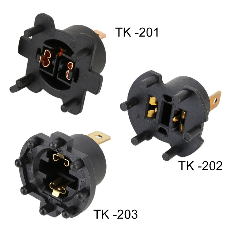 TK-201 1 par de soportes para faros traseros H7 para Mazda, para Mazda TK-201