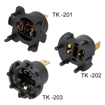 TK-201 1 par de soportes para faros traseros H7 para Mazda, para Mazda TK-201