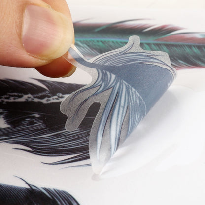 Feather Car Body Random Stickers, Pattern 3, Pattern 3
