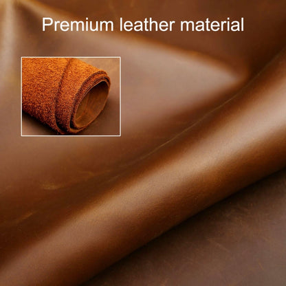 Hallmo Car Cowhide Leather Key Protective Cover Key Case for Subaru Forester, For Subaru Forester